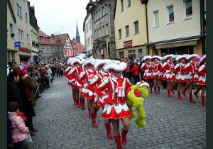 Bavaria - Carnival parade procession on Pink Monday