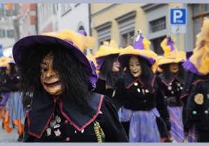 Carnival witch parade