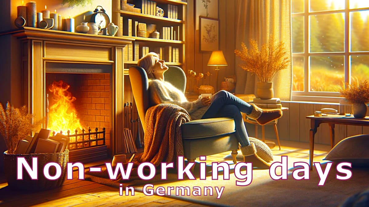 Non-working days in Germany 2023, 2024, 2025, 2026, 2027