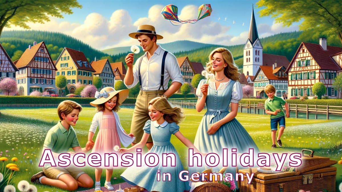 Ascension holidays in Germany 2023, 2024, 2025