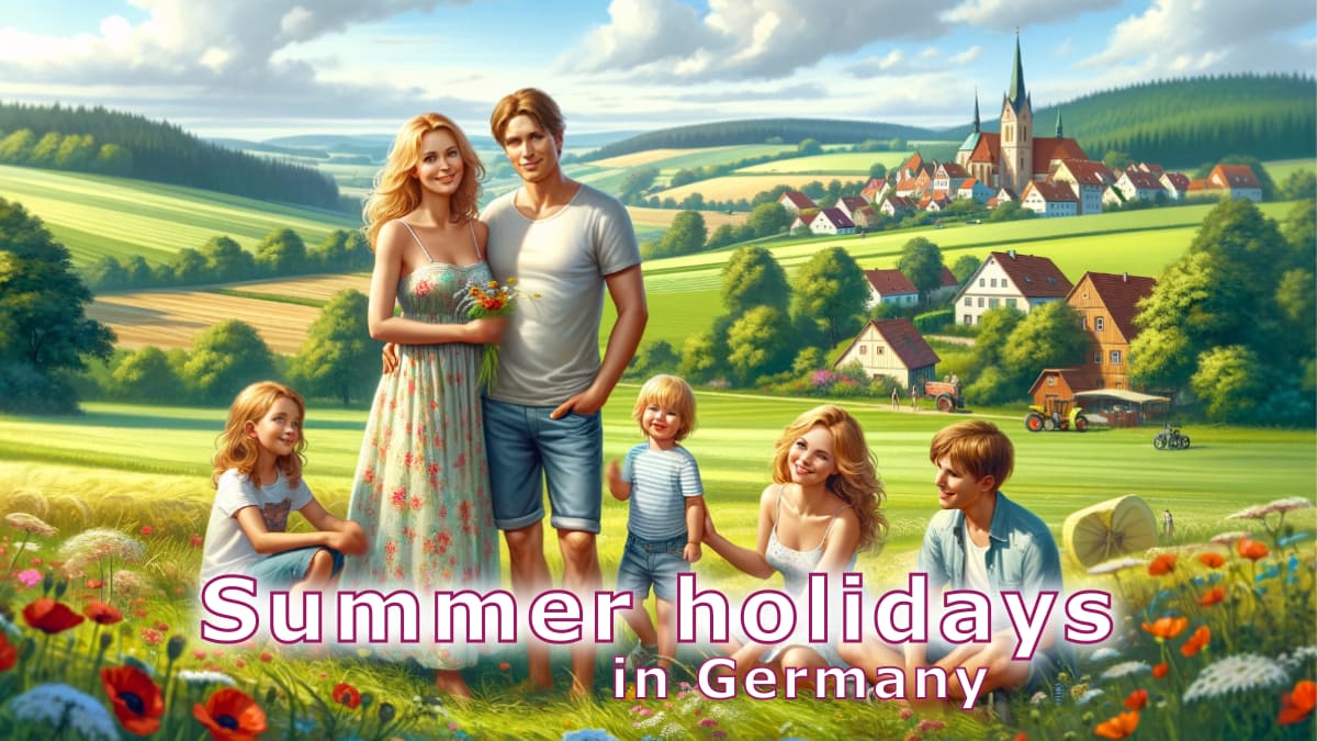 Summer vacations in Germany 2023, 2024, 2025