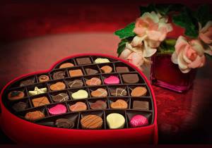 Czekoladki w kształcie serca 